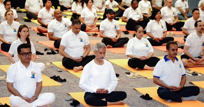 Foreign diplomats join in for international Yoga Day celebrations
