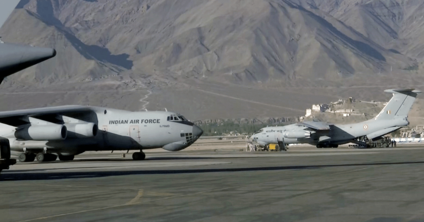 With an eye on China, IAF expands taxi track at Leh airport, new shelters being built