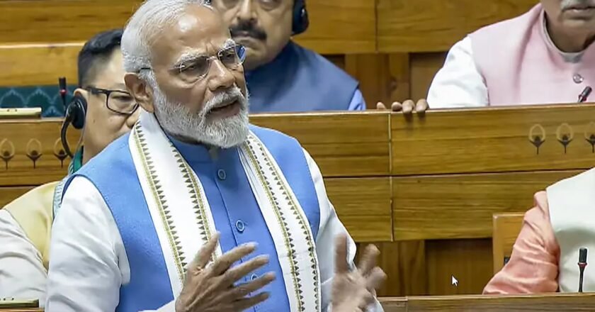 “Government Working On War Footing To Curb Paper Leaks”: PM In Lok Sabha