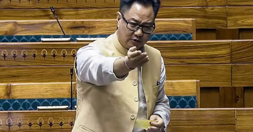 Nobody Can Expect To Escape: Kiren Rijiju On Notice Against Rahul Gandhi In Lok Sabha