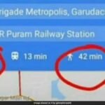Google Maps Shows Walking Is Faster Than Driving In Bengaluru. See Post