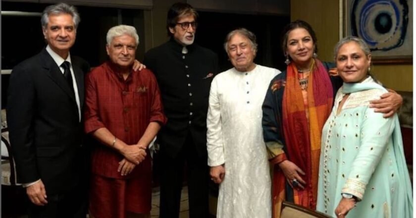 Amitabh Bachchan, Jaya Bachchan, Javed Akhtar, Shabana Azmi In A Throwback Pic